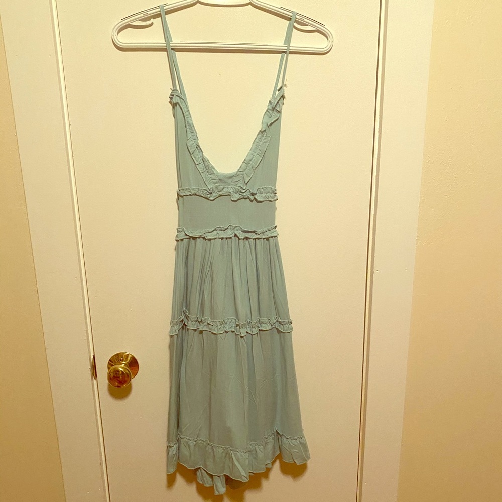 Ruffle mini dress